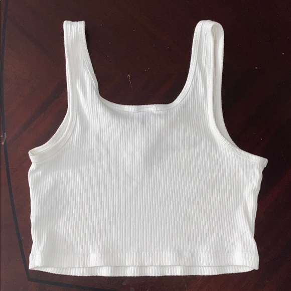 Wild Fable Ivory Ribbed Tank Top - Picture 3 of 3